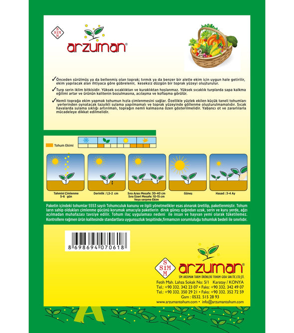 ÇİN TURP TOHUMU (10 GRAMLIK) ARZUMAN